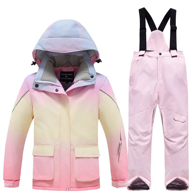 Kids Outdoor Jacket - Chaqueta con capucha de invierno, pantalones,