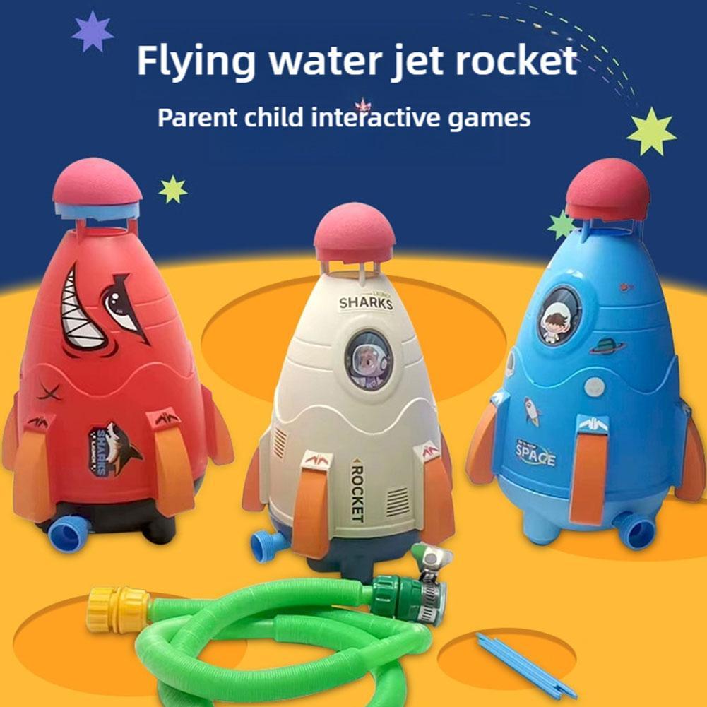 Kids Outdoor Water Play - Juguetes lanzadores de cohetes, rociadores de