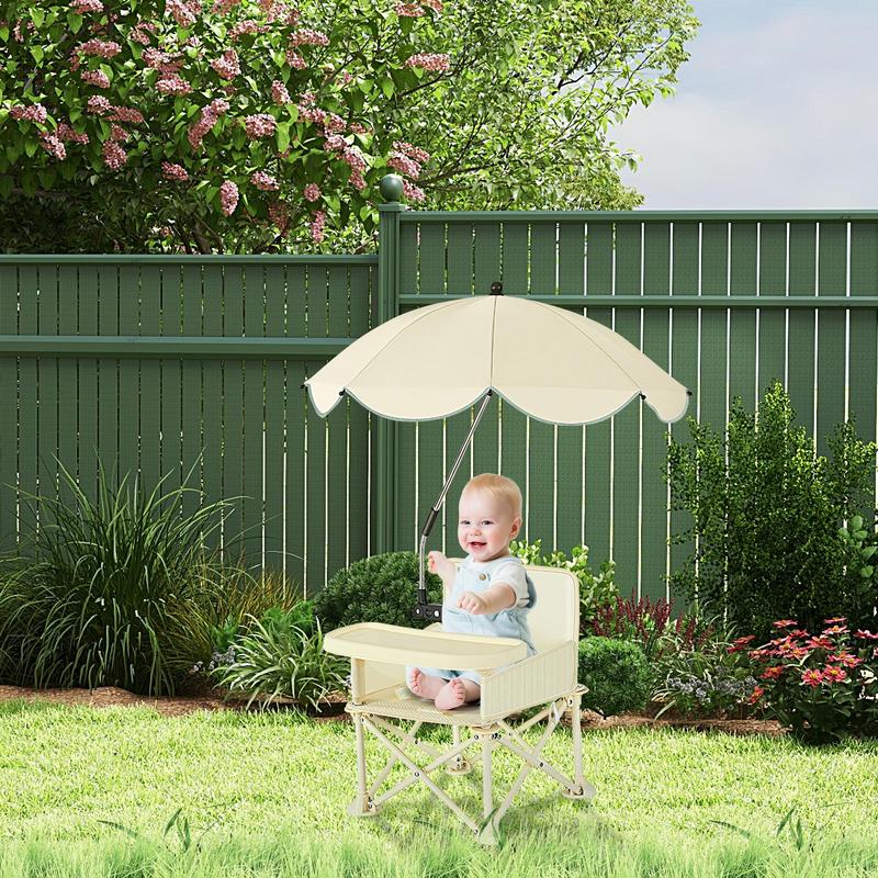 Kids Outdoor Folding Chair - Silla de comedor para bebé, asiento