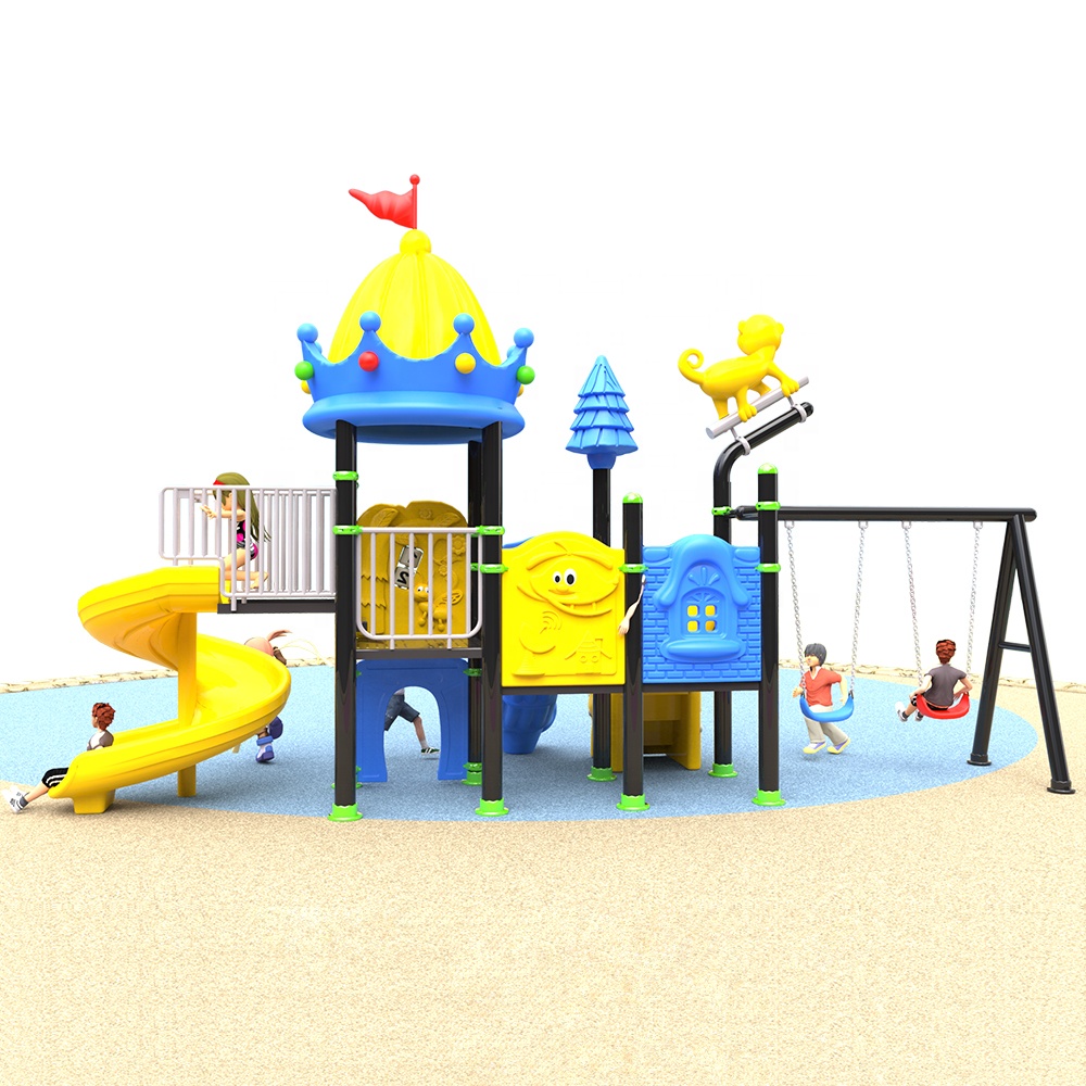 Kids Outdoor Slide Set - Juego multifuncional de columpio deslizante de