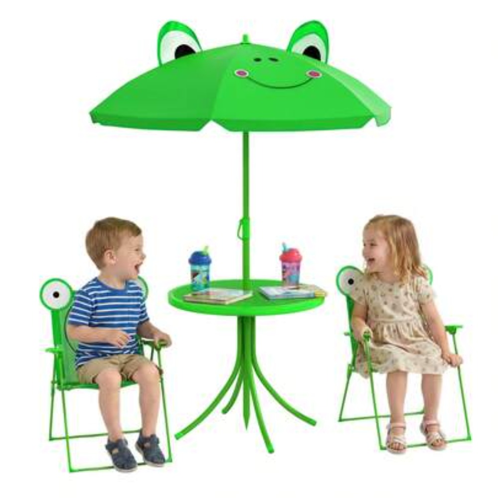 Kids Outdoor Table And Chair Set - Juego de mesa y sillas para