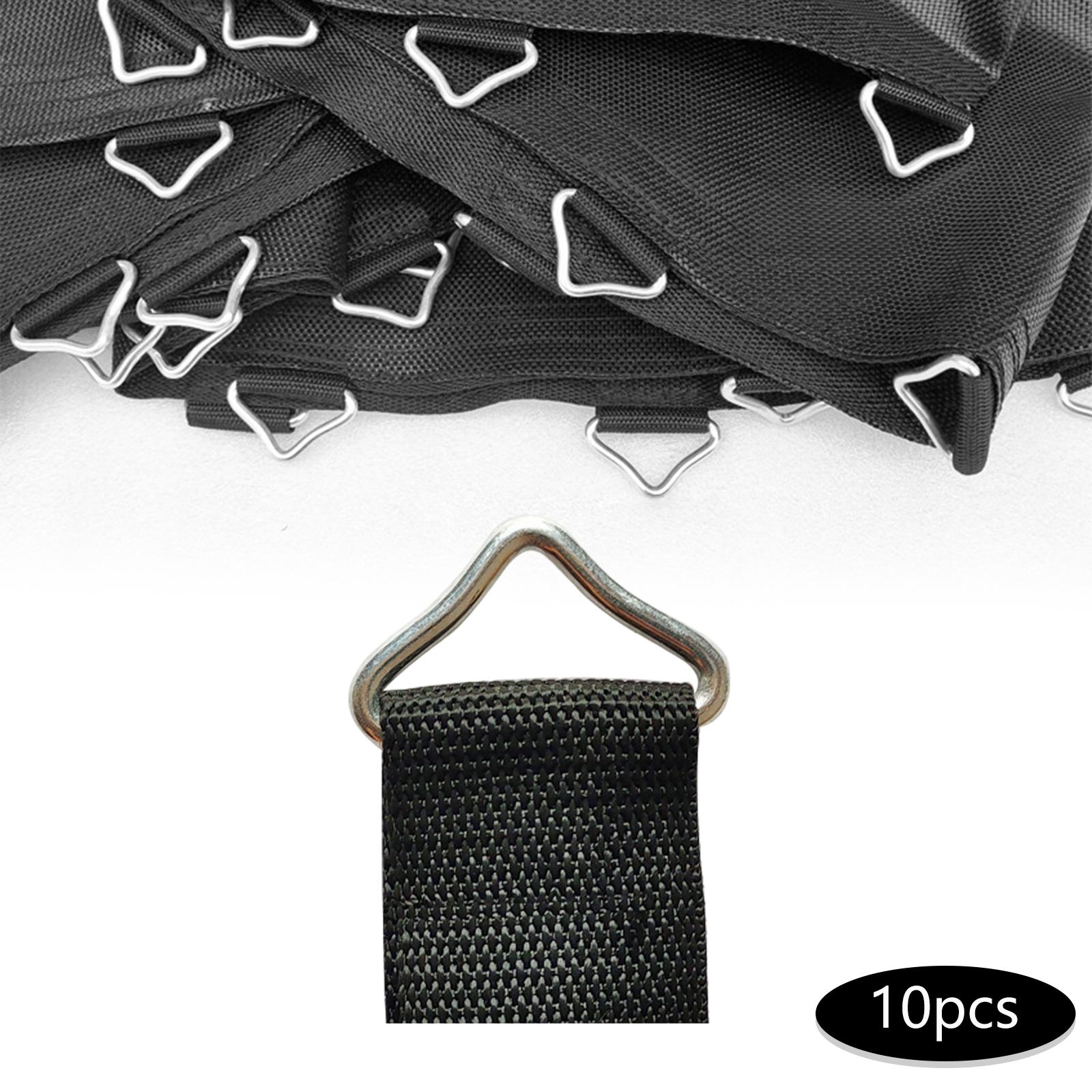 Mini Trampoline Spring - Paquete de 10 hebillas triangulares, accesorios,