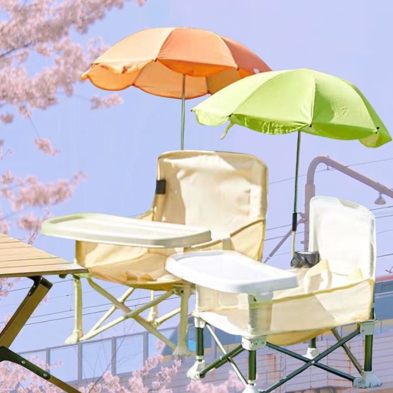 Kids Outdoor Table And Chair Set - Silla Infantil Portátil con Bandeja de