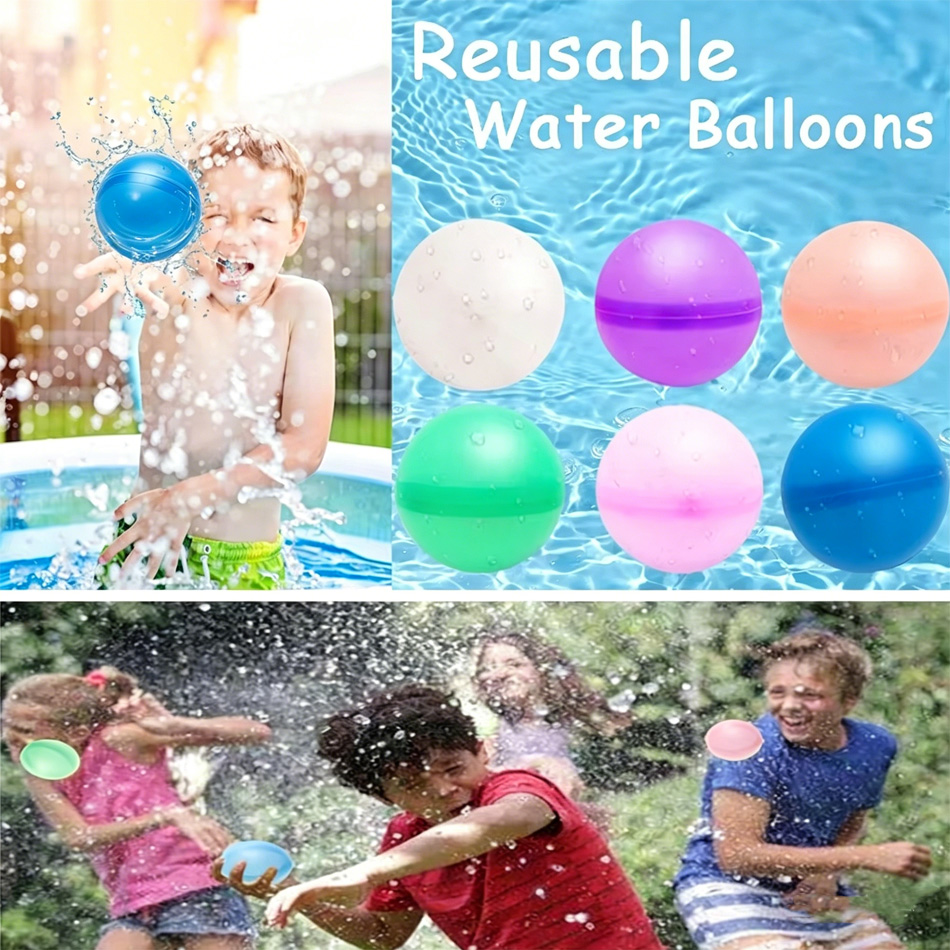 Kids Outdoor Water Play - Globos de Agua Reutilizables, Juguetes de