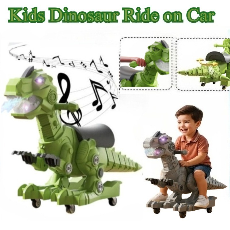 Kids Outdoor Car - Paseo de dinosaurios en juguetes para