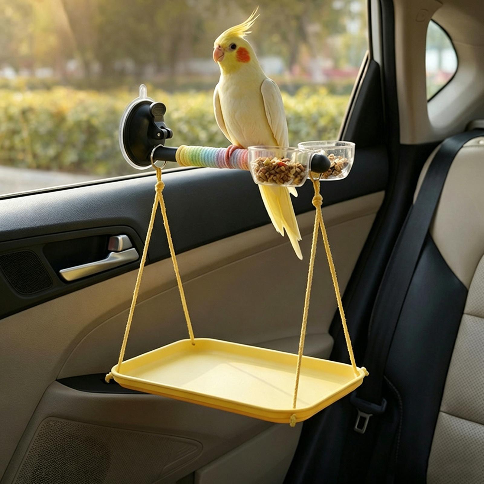 Kids Outdoor Car - Juguete de ventana para pájaros con