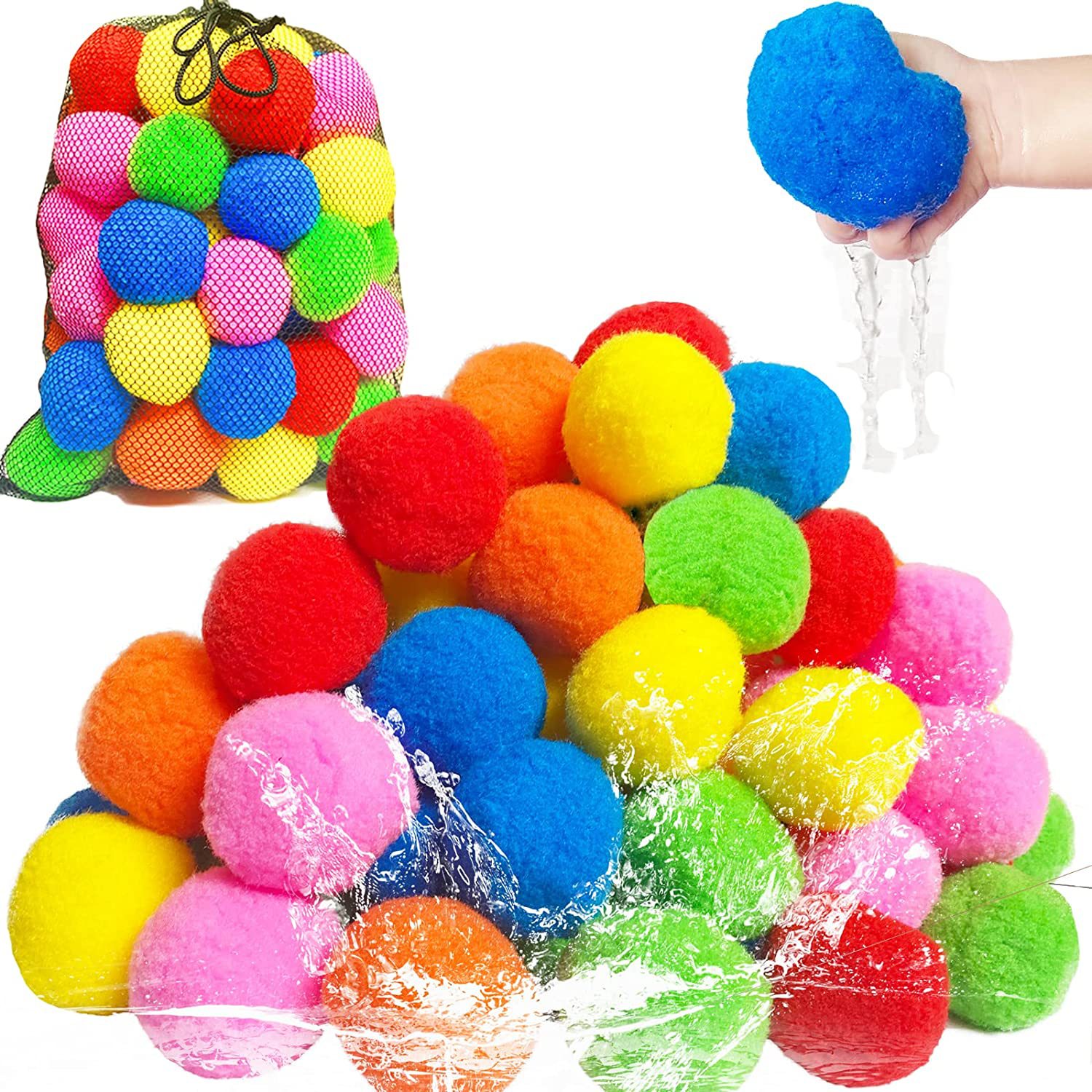 Kids Outdoor Water Play - 12/30/60 Uds. Globos de agua reutilizables