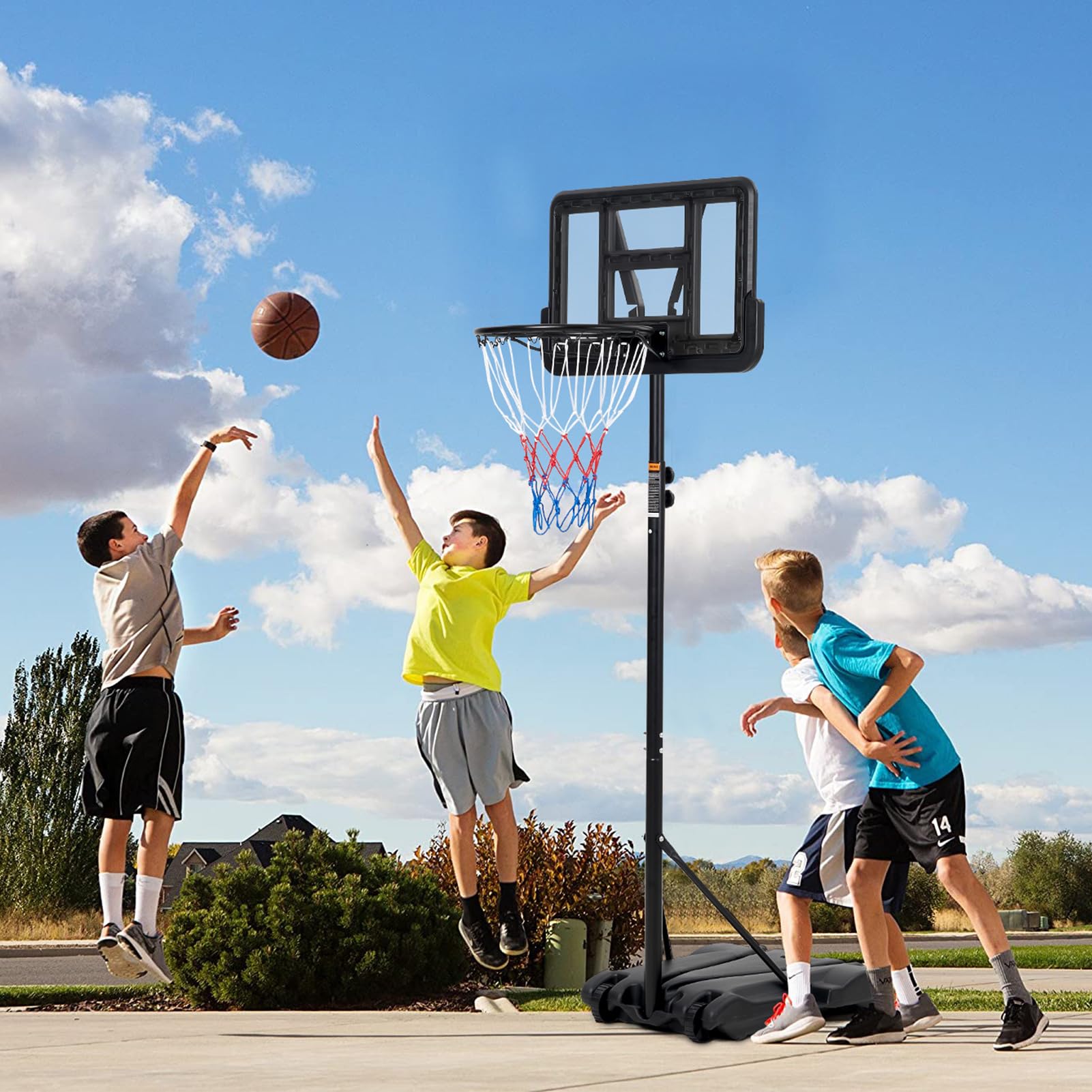Kids Outdoor Basketball Hoop - Aro de Baloncesto para Niños, Altura