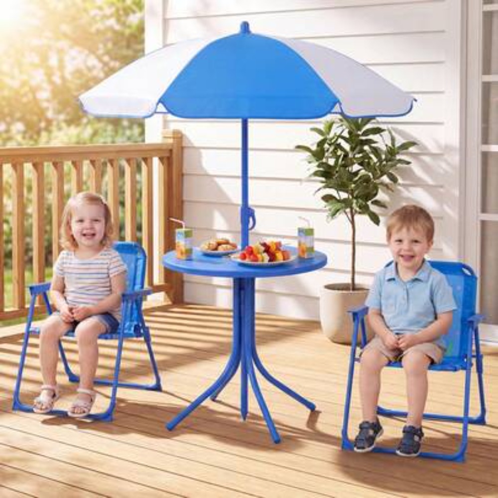 Kids Outdoor Table And Chair Set - Mesa de Picnic Infantil para Exteriores