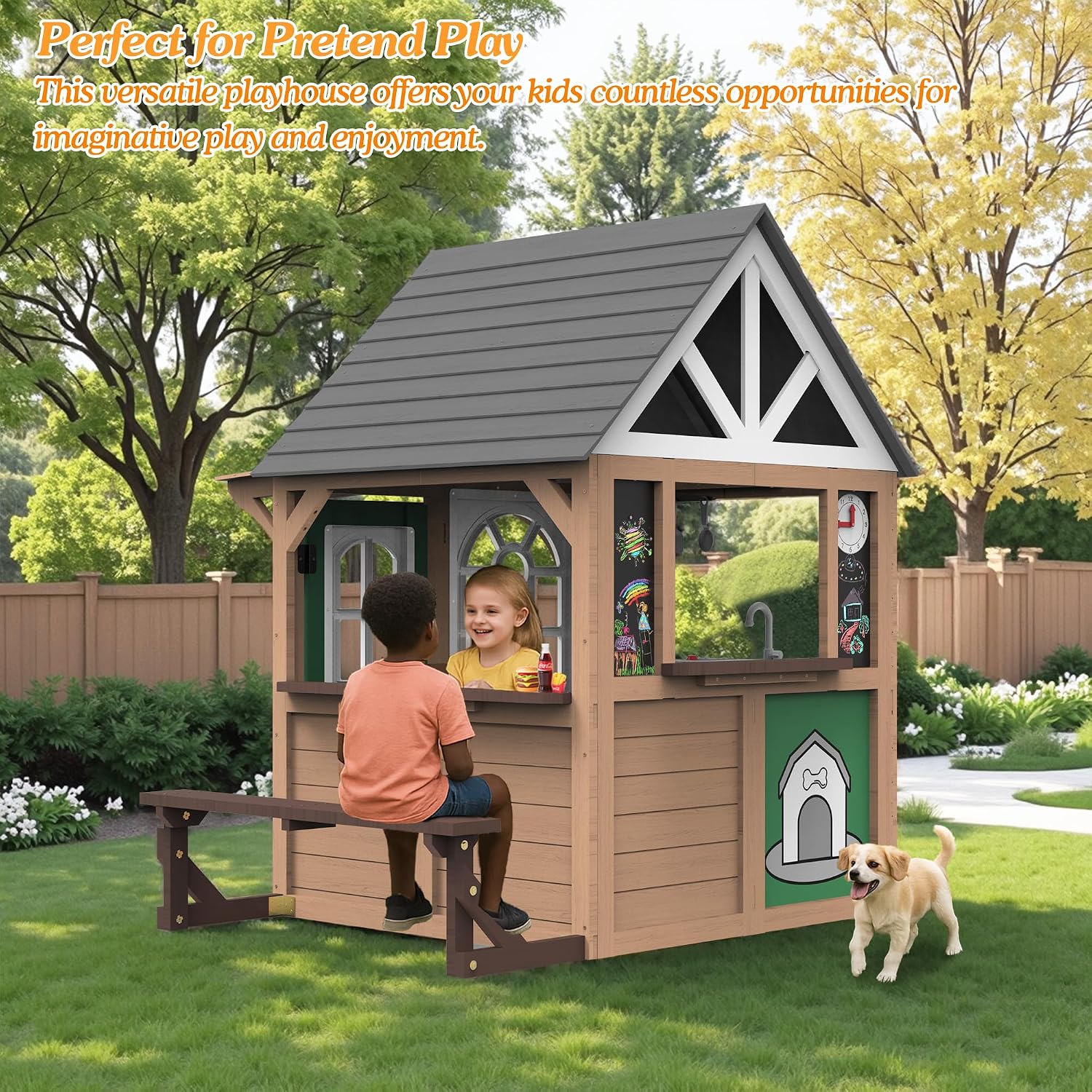 Casa de Juegos para Niños Seiz - Kids Outdoor Kitchen reseña y precio