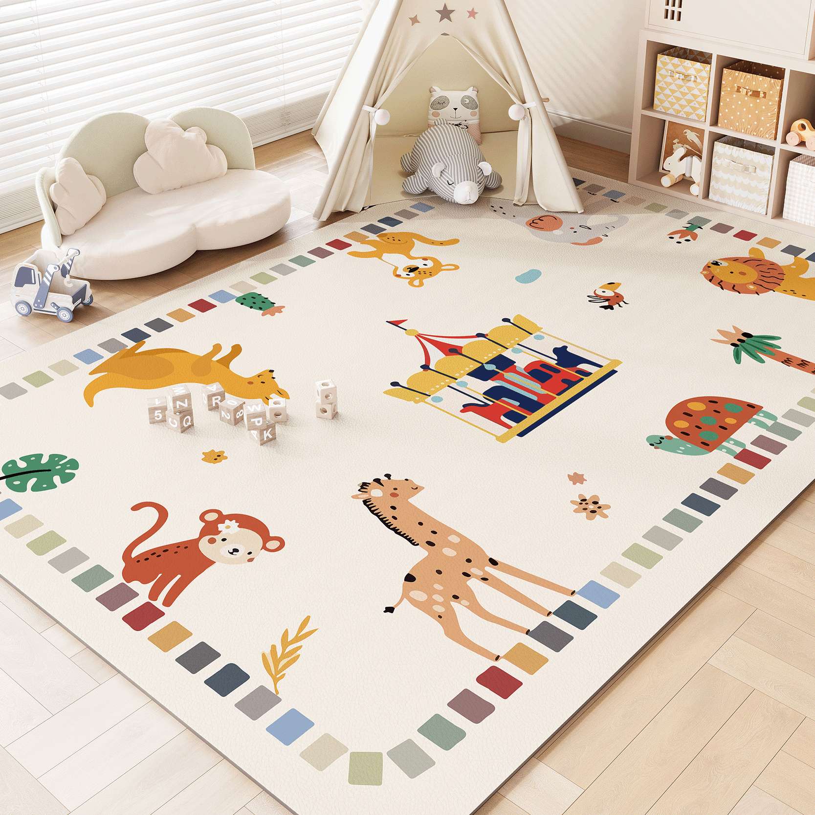Lindo juego niños alfombra Pvc - Kids Outdoor Kitchen reseña y precio