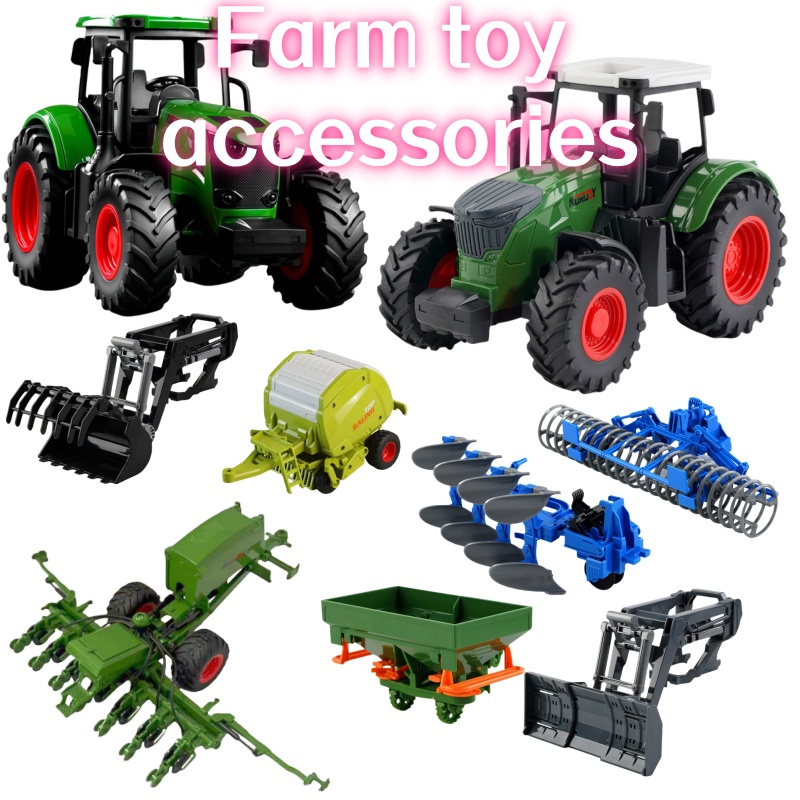 Tractor Agrícola Inercial 1:24 - Kids Outdoor Park reseña y precio