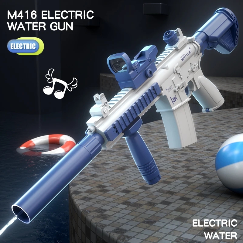 Pistola de agua eléctrica M416 - Kids Outdoor Water Play reseña y precio