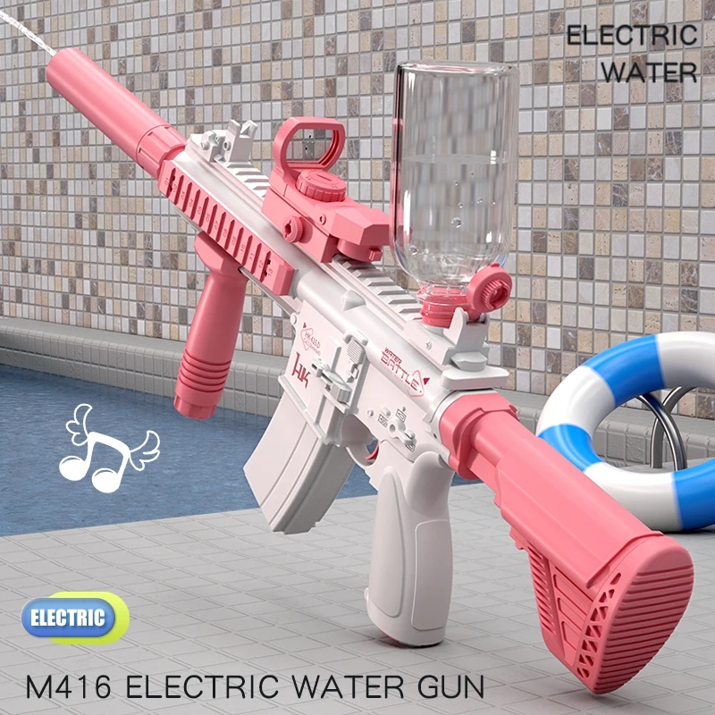 Pistola de agua eléctrica M416 - Kids Outdoor Water Play reseña y precio