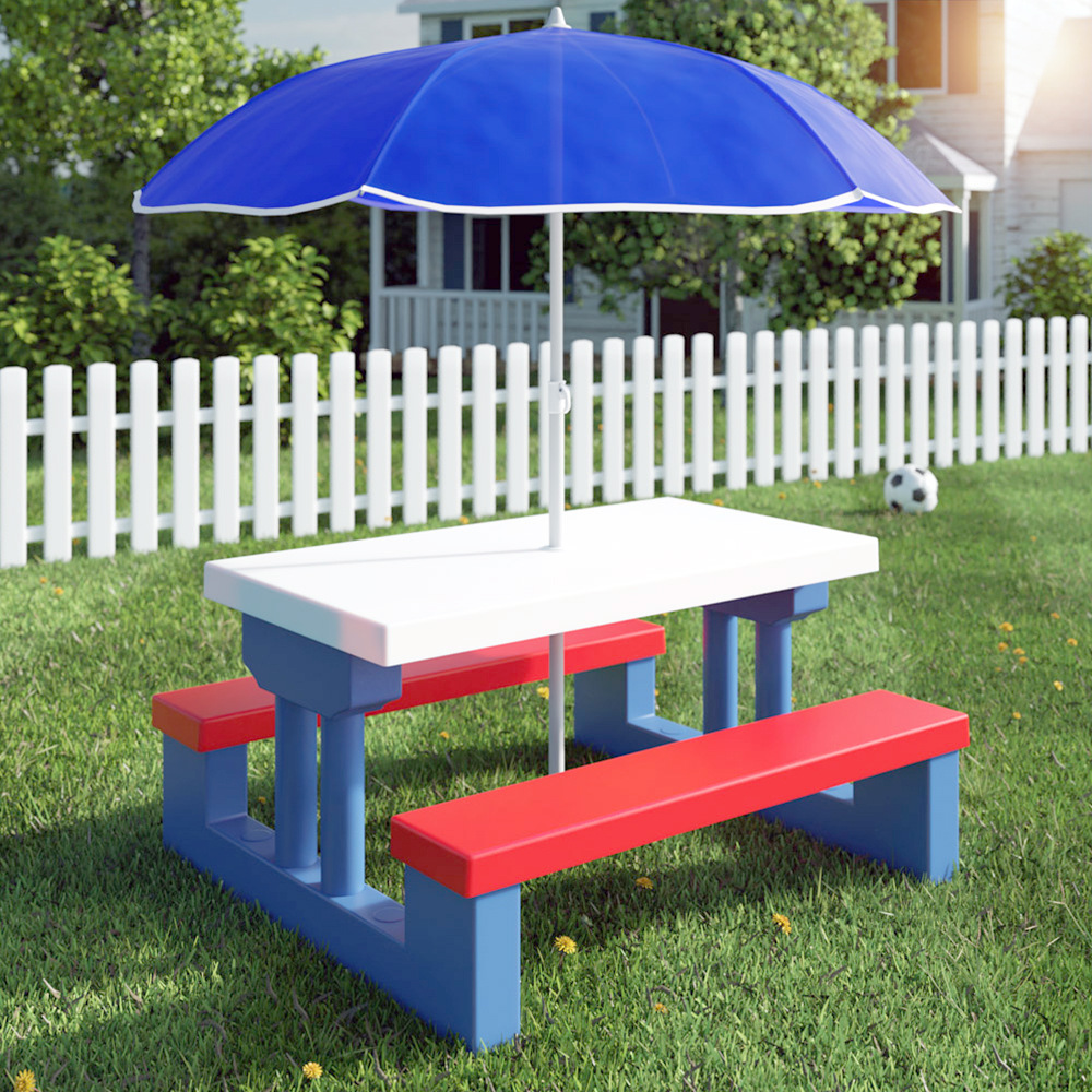 Conjunto de mesa y sillas infa - Kids Outdoor Table And Chair Set reseña y precio