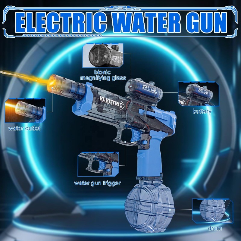 Pistolas de Agua Eléctricas de - Kids Outdoor Water Play reseña y precio