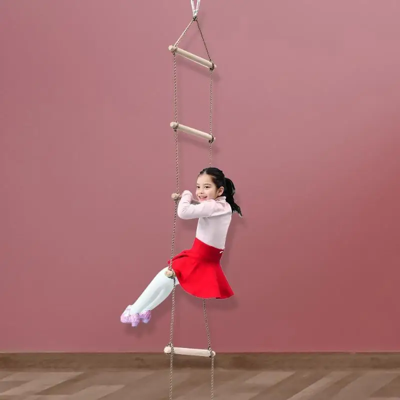 Escalera de madera para activi - Kids Outdoor Climbing reseña y precio