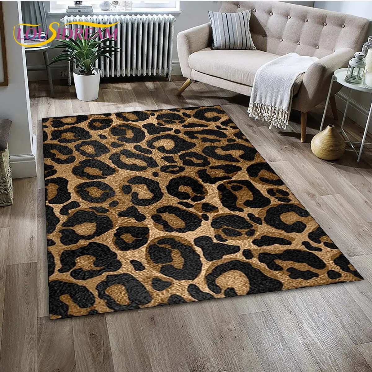 Alfombra con estampado de leop - Kids Outdoor Kitchen reseña y precio