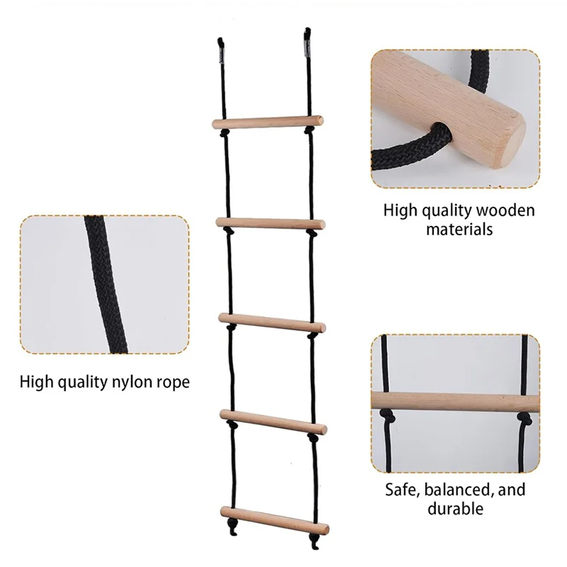 Escalera de cuerda de escalada - Kids Outdoor Climbing reseña y precio