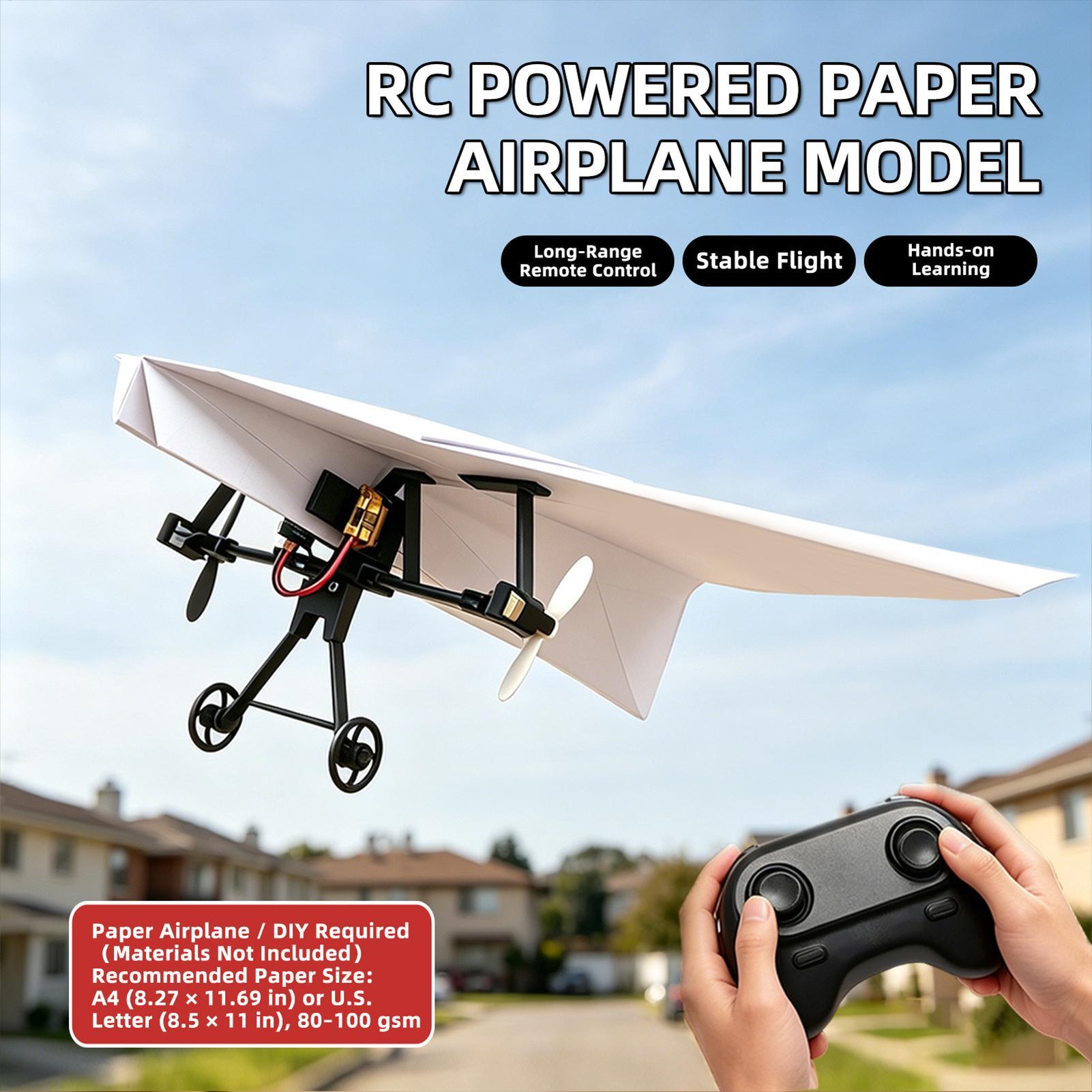 Kit de Avión de Papel RC para  - Kids Outdoor Park reseña y precio