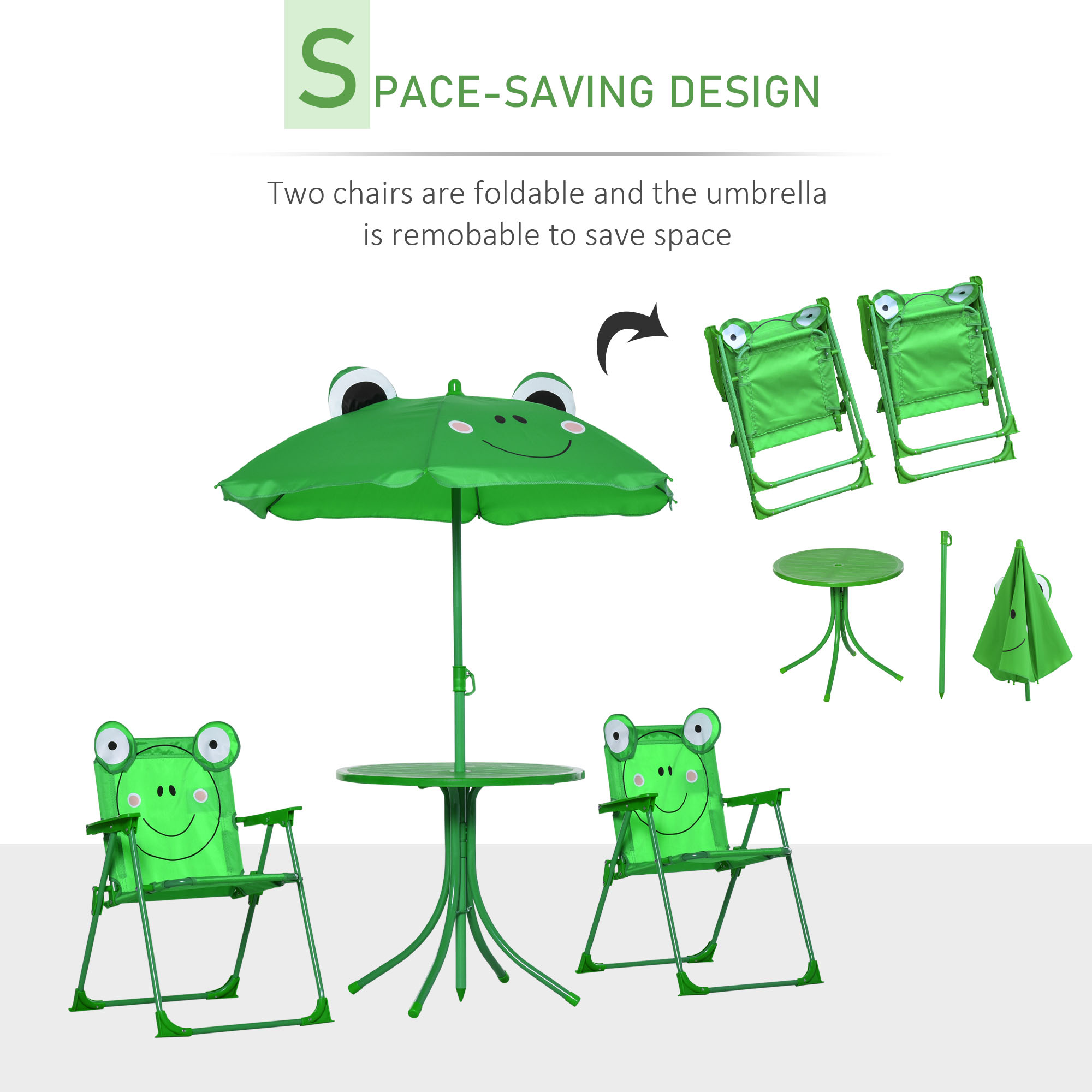Conjunto de Mesa y Sillas para - Kids Outdoor Table And Chair Set reseña y precio