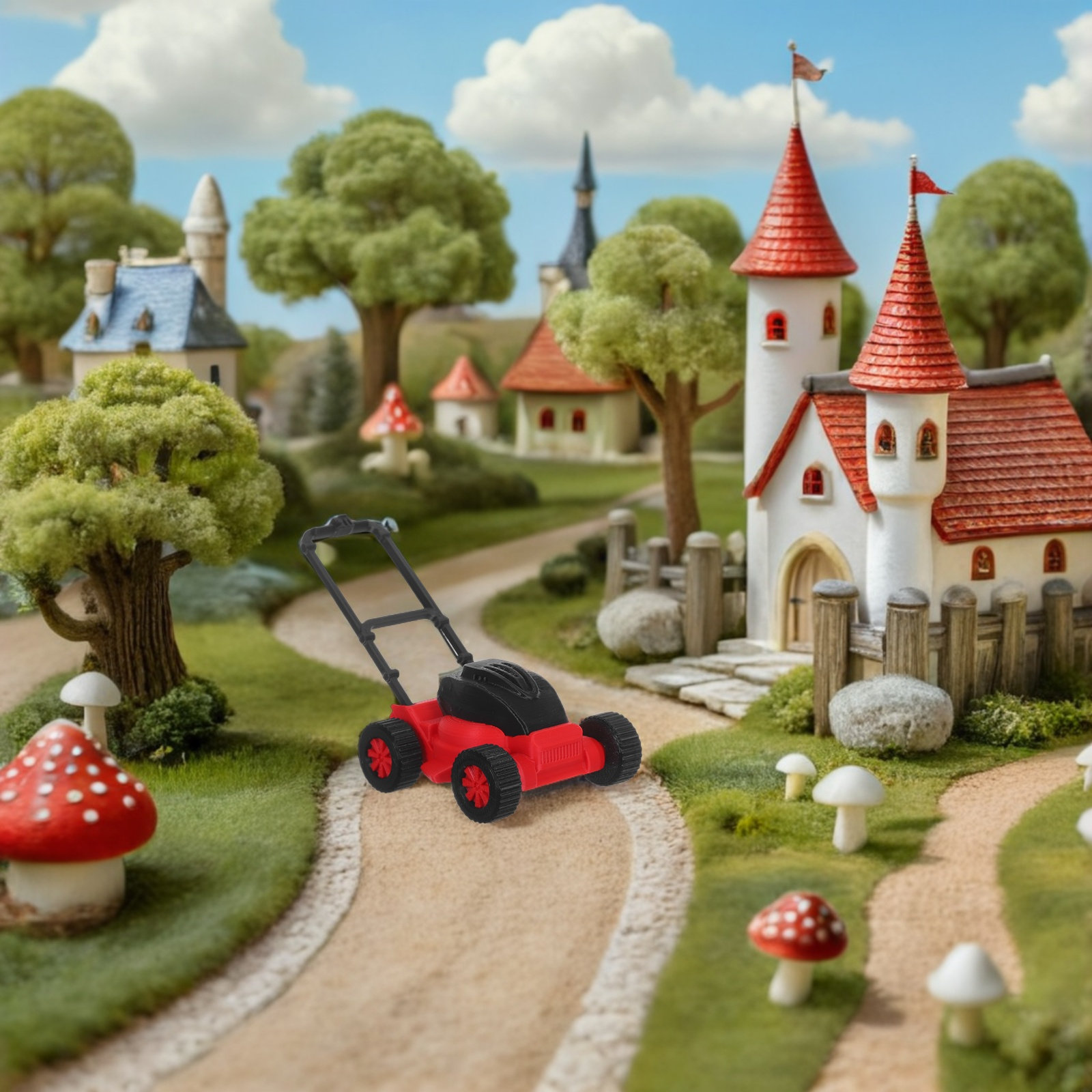 Cortacésped en Miniatura Reali - Kids Outdoor Lawn Mower reseña y precio