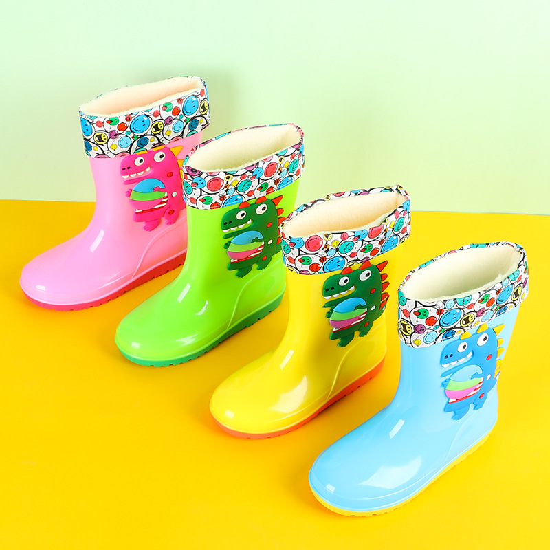Botas de lluvia de dinosaurio  - Kids Outdoor Water Play reseña y precio