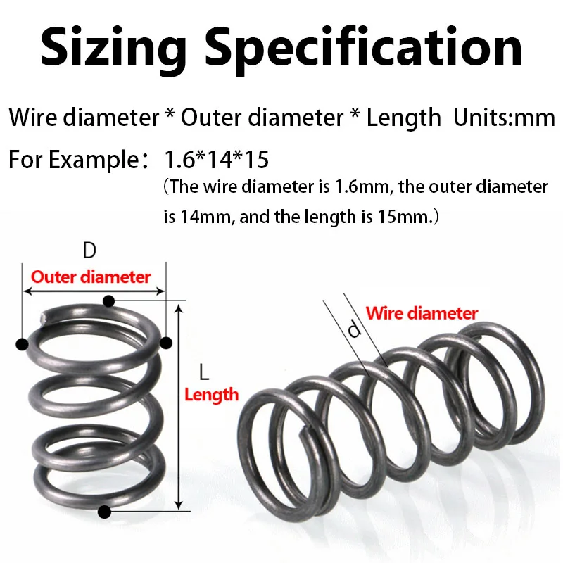 10 unids/lote 0,2mm/0,3mm reso - Mini Trampoline Spring reseña y precio