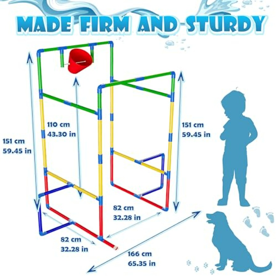 Túnel de aspersores para parqu - Kids Outdoor Park reseña y precio