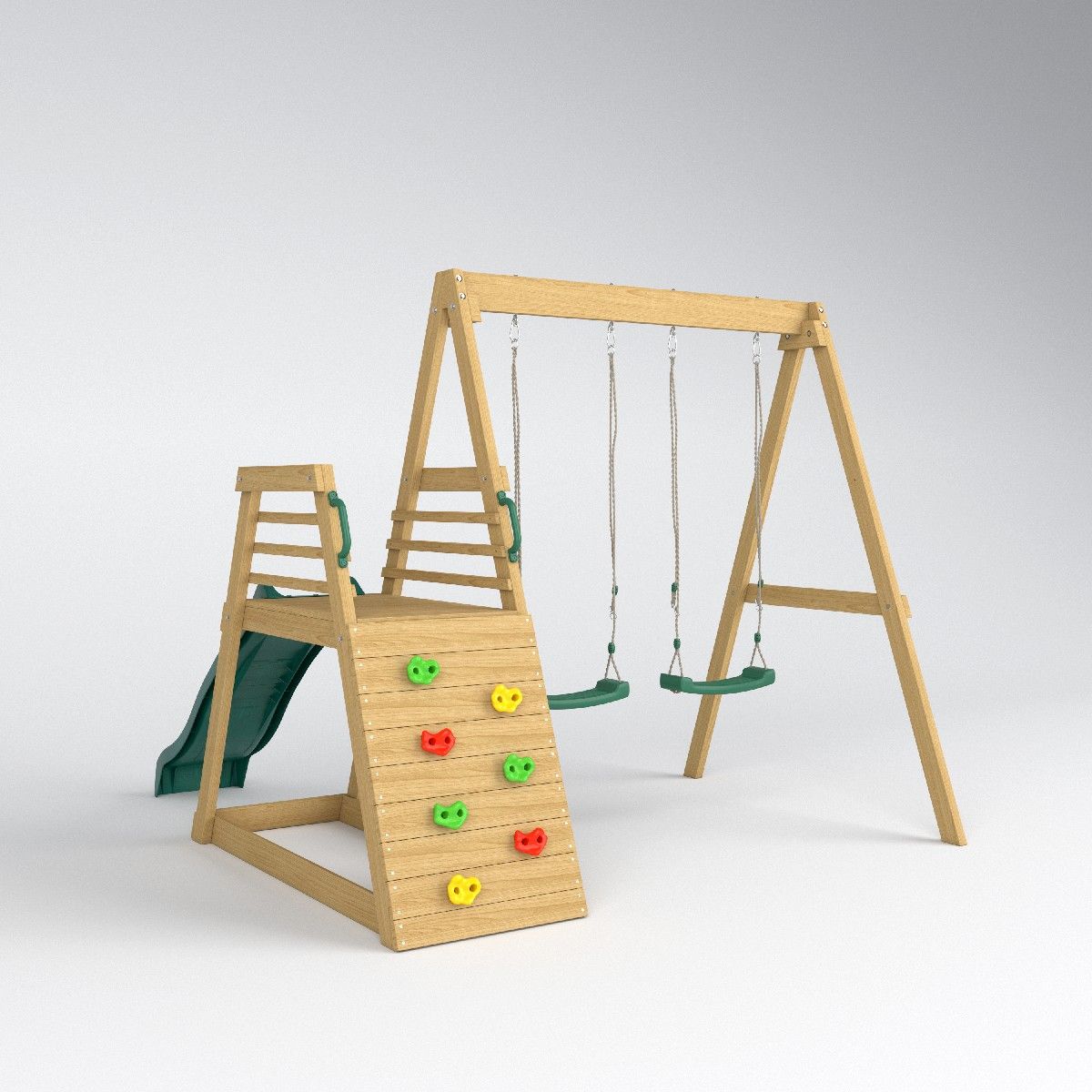 2026 Parque Infantil de Madera - Kids Outdoor Slide Set reseña y precio