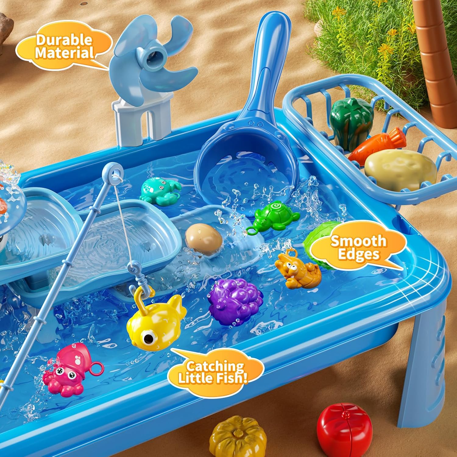 Mesa de Agua para Niños, Jugue - Kids Outdoor Kitchen reseña y precio