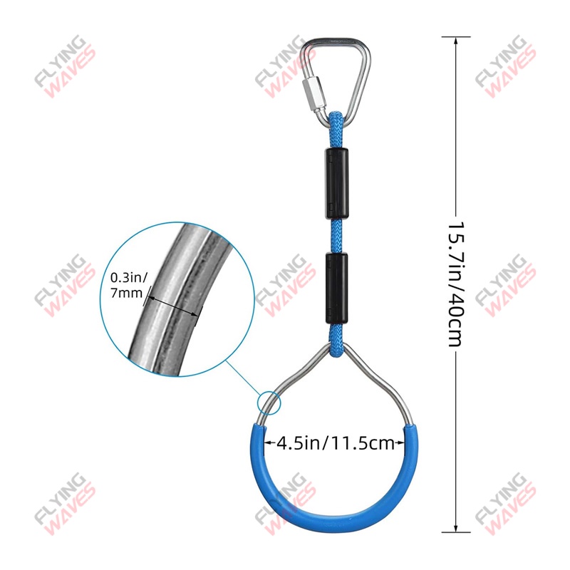 Anillo de gimnasio colgante pa - Kids Outdoor Climbing reseña y precio
