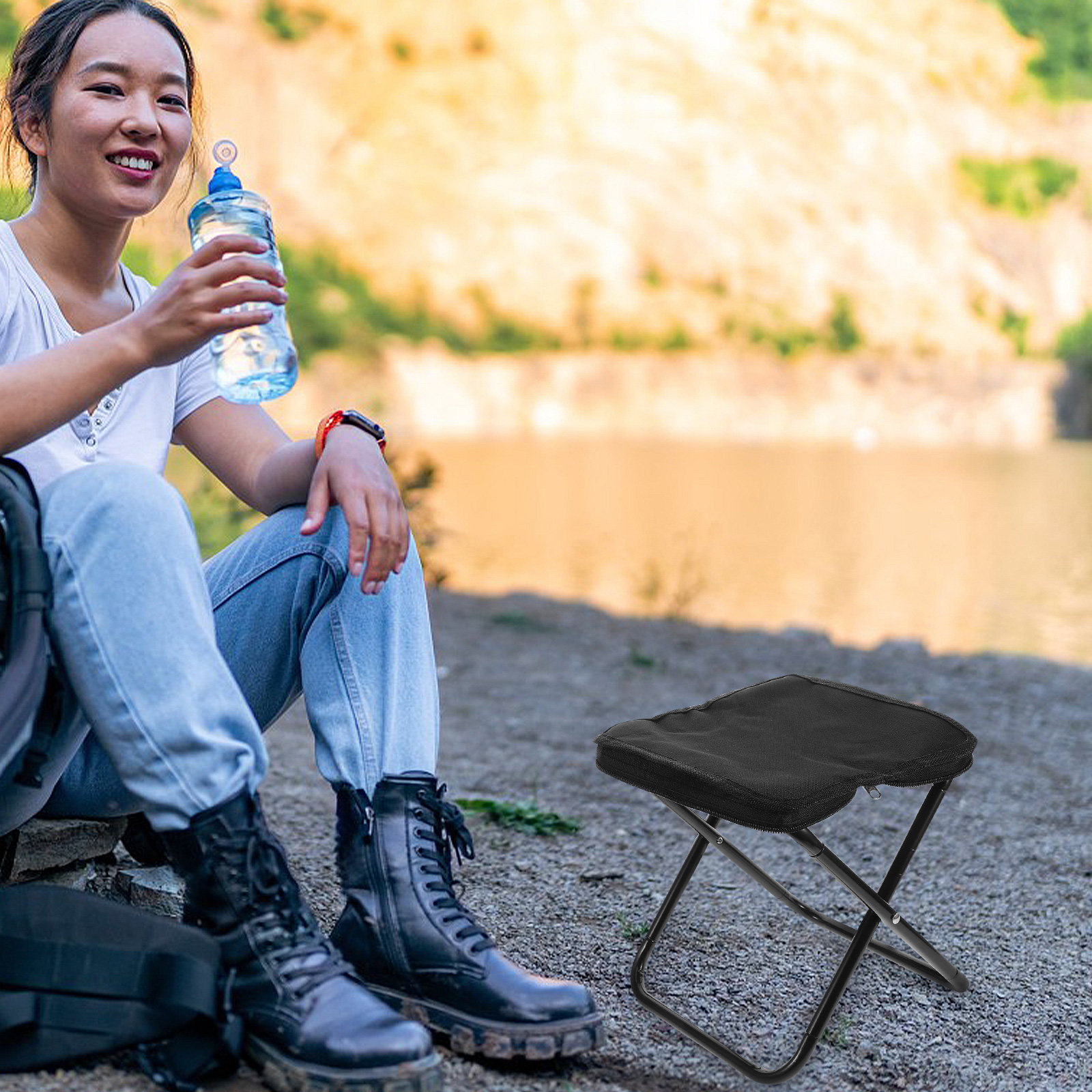 Taburete Plegable Portátil y L - Kids Outdoor Folding Chair reseña y precio