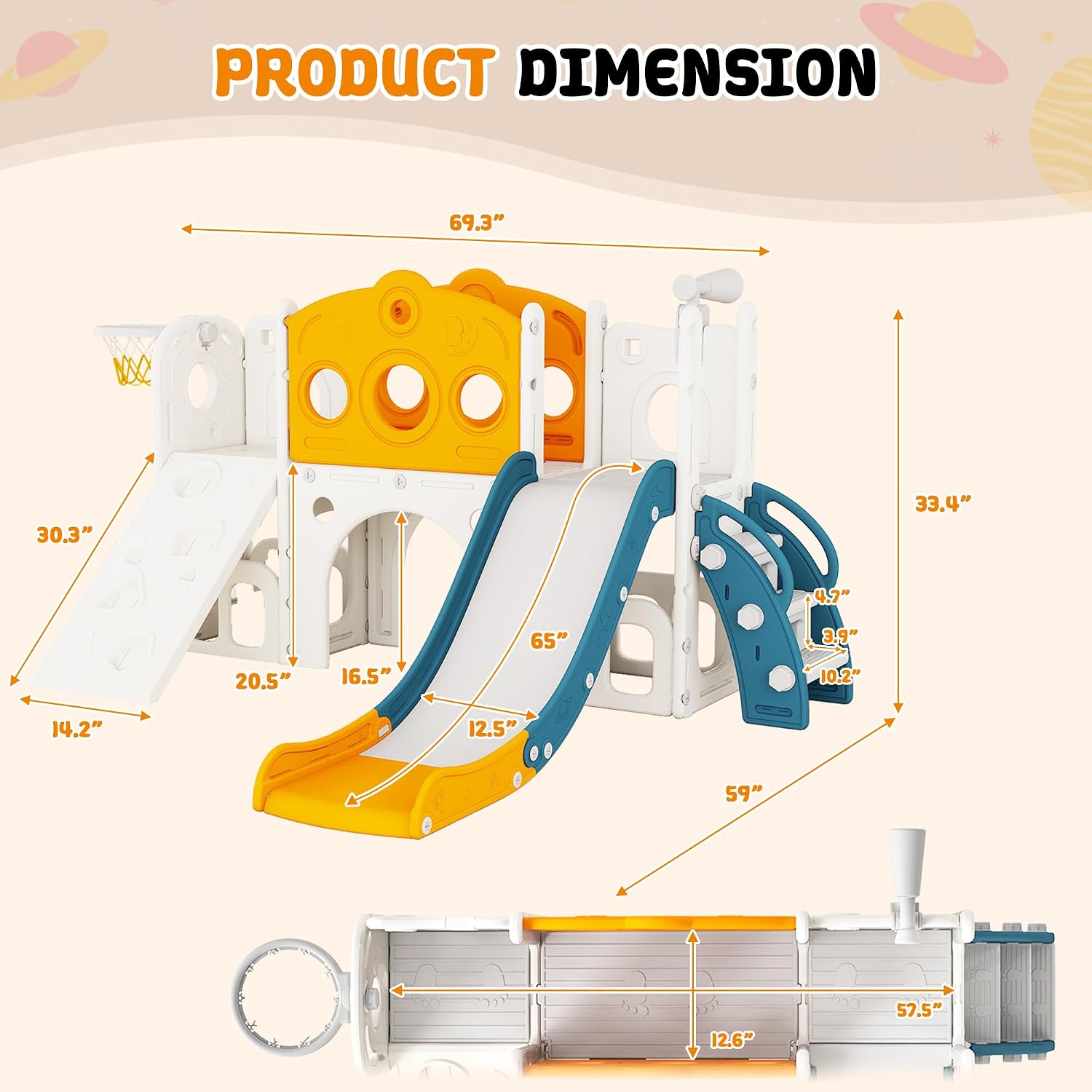 Juego de Tobogán 9 en 1 para N - Kids Outdoor Slide Set reseña y precio