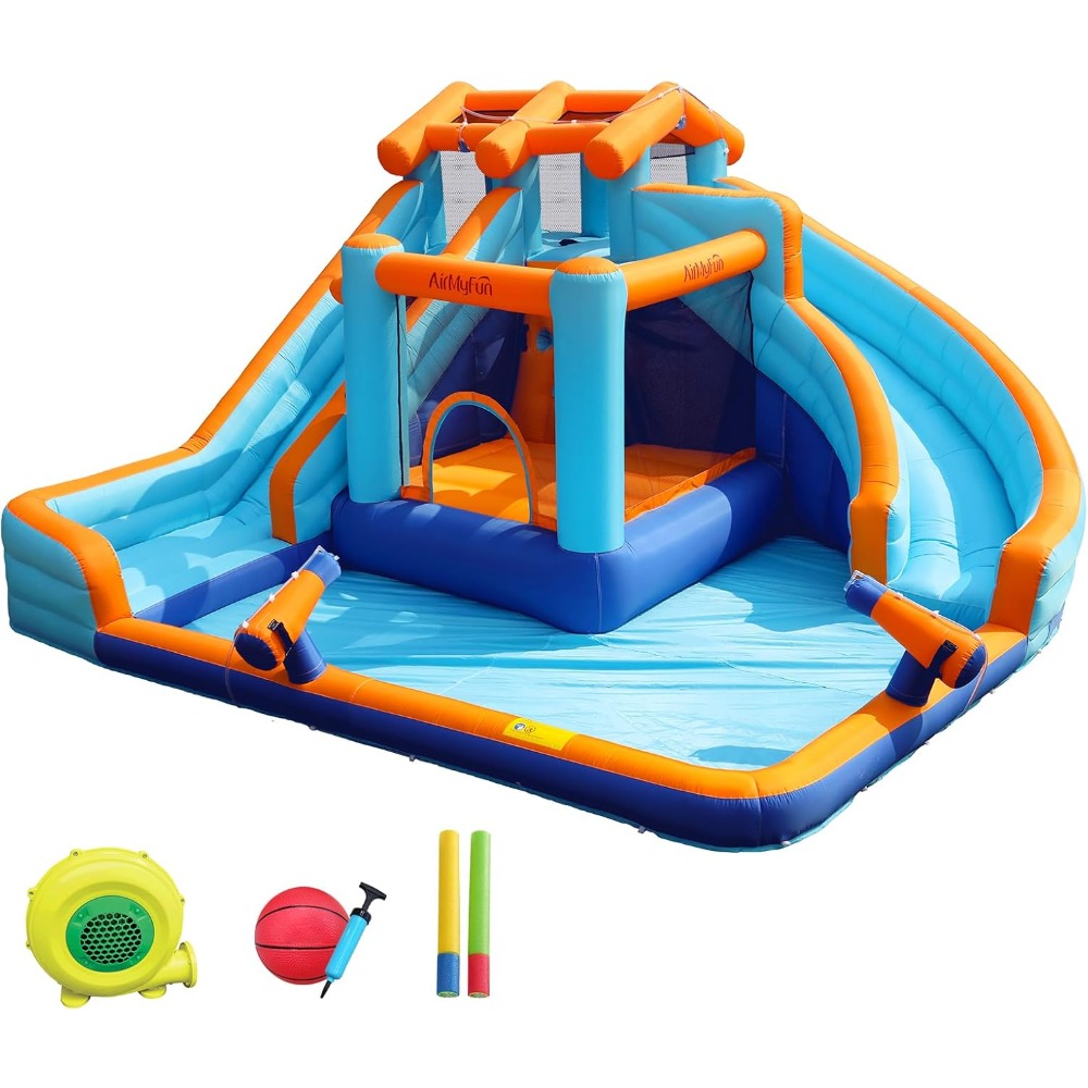 Tobogán Acuático Inflable Gran - Kids Outdoor Basketball Hoop reseña y precio