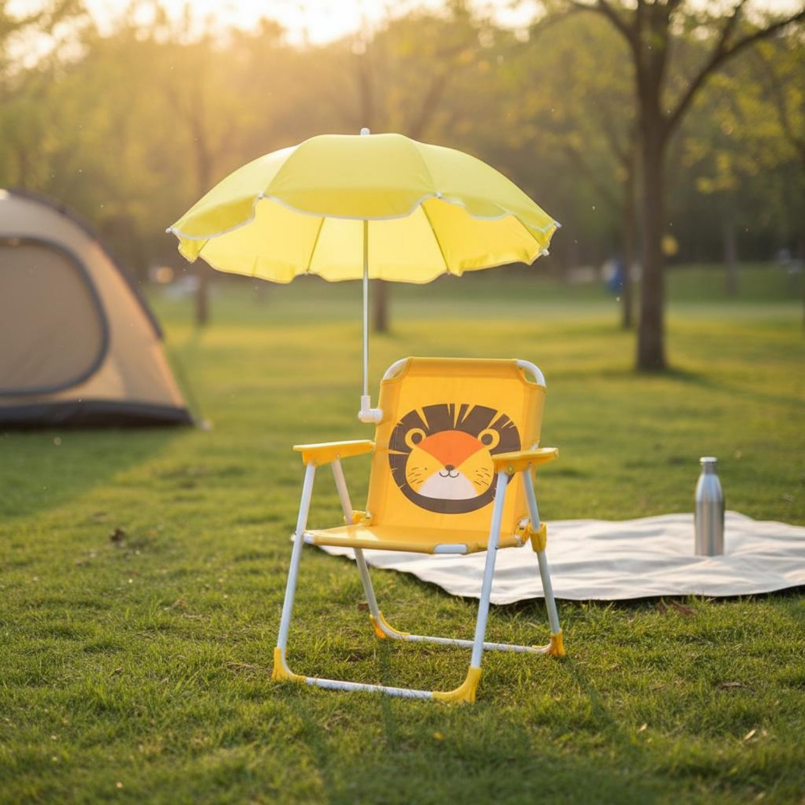 Silla Portátil para Niños con  - Kids Outdoor Folding Chair reseña y precio