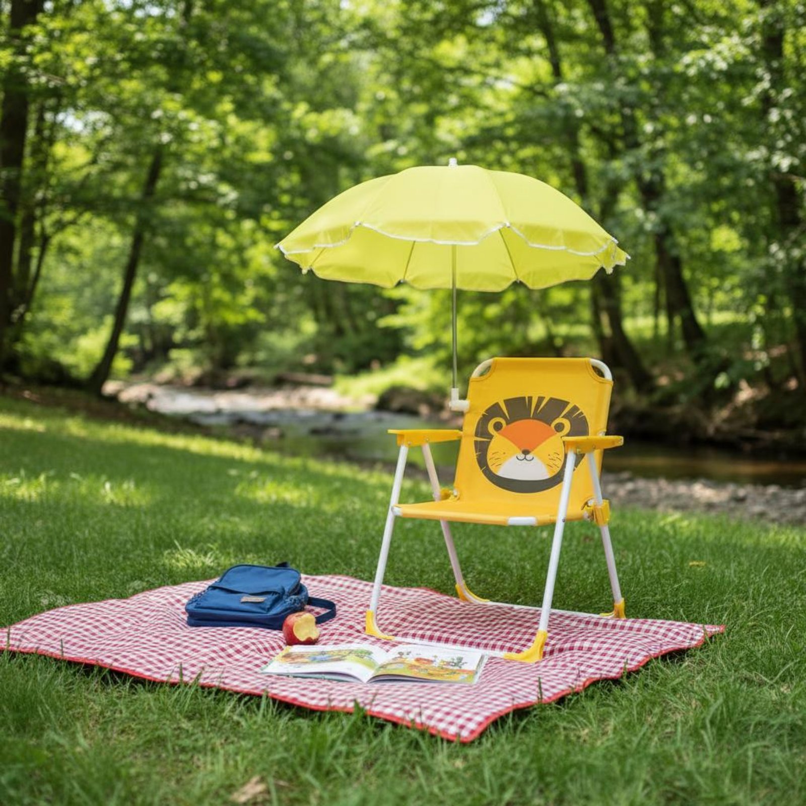 Silla Portátil para Niños con  - Kids Outdoor Folding Chair reseña y precio