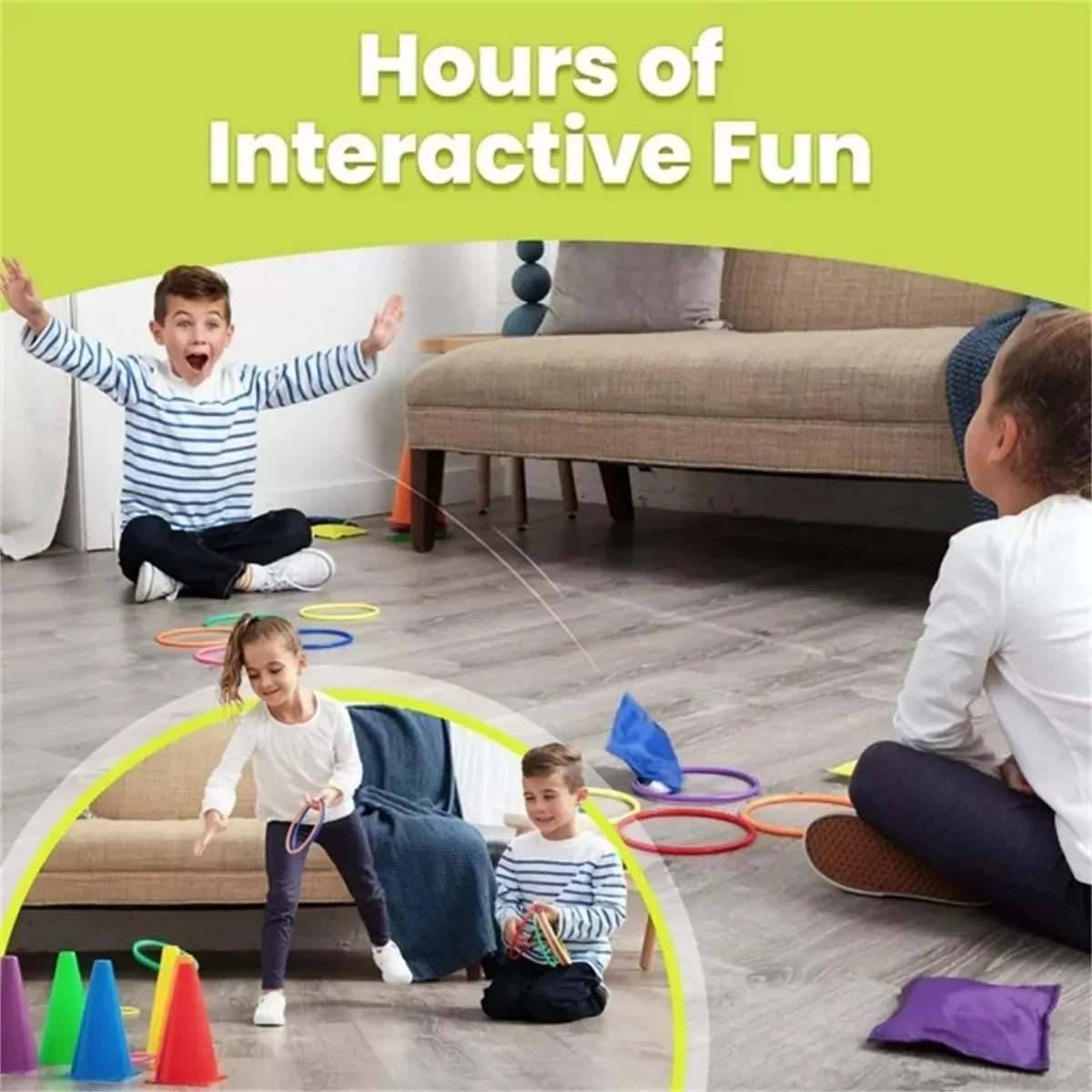 3 en 1 conos de plástico suave - Kids Outdoor Games For Party reseña y precio