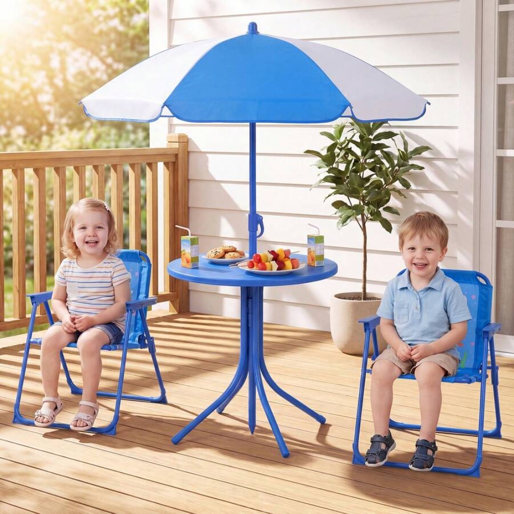 Mesa de Picnic Infantil para E - Kids Outdoor Table And Chair Set reseña y precio